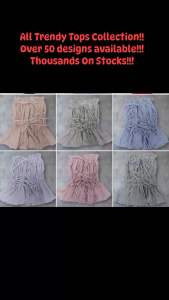 Diana Smocking Tops Freesize fit small to Large