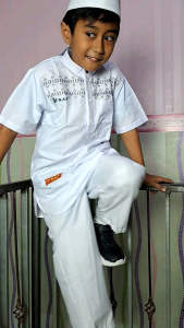 Setelan Baju Koko Anak Terlaris: N.A.F - Baju Muslim Koko Zain Anak Laki-Laki Kekinian Plus Peci 1-12 Tahun