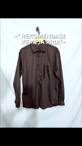 RIZQA Kemeja Pria Polos Toyobo Fodu Lengan Panjang & Lengan Pendek Kemeja Formal dan Kemeja PDH Pria