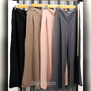 Celana Kulot Wanita Knit Highwaist