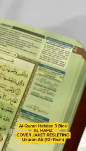 Alquran AL HAFIZ A6 Resleting Mushaf Hafalan 3 Blok Tajwid Warna Cordoba