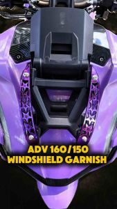 ADV 150/160 Windshield Garnish — Plug and Play | Premium Look | Precise Fitment