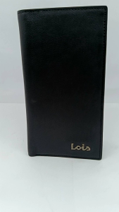 Dompet Kulit Dompet 2D Dompet Panjang Dompet Pria Original Lois LWBL187A Hitam