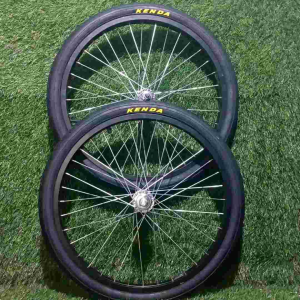 Roda sepeda 20 in 20 x 1.75 kenda  atau roda sepeda 20in ban kenda 20x1.75 siap pakai