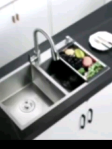 KITCHEN SINK 8245 STAINLESS LENGKAP KRAN JKM/KITCHEN SET MODEL ONAN 8245