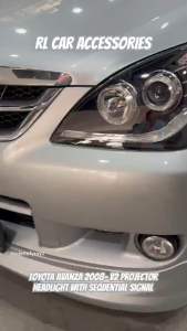 Toyota avanza 2006 2007 2008 2009 2010 front projector headlamp headlight head lamp light led sequential signal