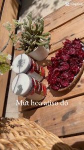 Mứt bông atiso đỏ Ba Ngon - mứt bông hoa bụt dấm chua ngọt