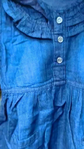 kids soft denim Dress overruns 4-12 Yrs old Made in Bangladesh good quality Pambata