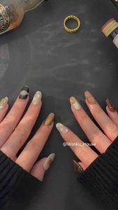 Pakai Kuku Handmade Penuh - Siri Bunga 1 - Dilengkapi dengan Kit Alat / 100% Handmade Wearable Nails - Flower Series 1 - Comes with Tool Kit