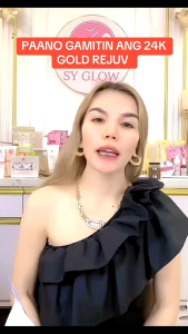 SY GLOW 24K Gold Rejuvenating Set with Resorcinol & Niacinamide – 4-Step Facial Kit
