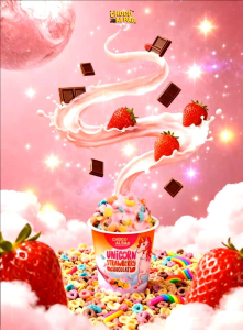 unicorn strawberry chocolate cereal 85g