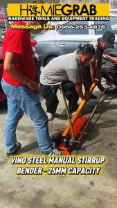 VINO STEEL BAR BENDER / STIRRUP BENDER 25MM CAPACITY‼️PURE METAL‼️Heavy Duty‼️