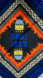one click - Slayer Persib Bandung 1933 Champion Bintang Empat / bandana Persib / bandana