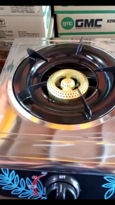 Kompor Gas GMC 2 Tungku Model 212 /Steinles Api Biru SNI Garansi Resmi GMC