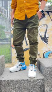 #Seluar Kargo Jogger 6 Poket Kain Tebal Cargo Pant