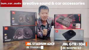 combo bộ âm thanh lắp xe ô tô * jbl stadium 62cf * jbl stadium 62f * jbl gtr-104 * jbl basspro sl2 Có lắp đặt hoàn thiện lên xe cho anh em có yêu cầu ạ ~~ #bumcaraudio