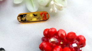 Hijabnur1 - Cincin Hijab - Ring Hijab Kristal Ceko - Bros Hijab Handmade