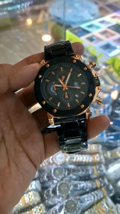 Jam Tangan Pria Original: Zirist M8019 Chrono Aktif Anti Air Rantai Stainless