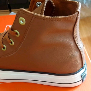 SHOES ALLSTAR HIGH BOOT BROWN KULIT SEPATU KULIT SEPATU BOOT KULIT