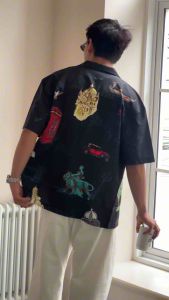 Baleine London Shirt เสื้อเชิ้ตแขนสั้น คอปกฮาวาย Hawaii Shirt