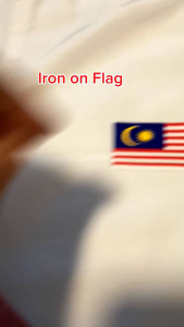 (Ready STocks) 3 PCS IRON ON LENCANA BENDERA MALAYSIA (IRON ON)size 5 x 2.5cm