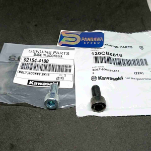 Baut L 8X16 Dudukan Breket Kaliper Belakang Ninja 150 R Rr Ss Klx 150 Original