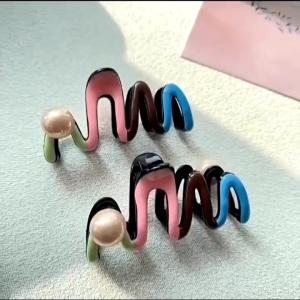 Jepit Rambut Gelombang Shape Premium/Jedai Rambut Model Korea/Aksesoris Rambut Jepit 105cm