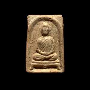 หลวงพ่อกวย รูปเหมือน วัดชัยนาท หลังยันต์ เนื้อผงน้ำมัน ชุดประหาร #4156