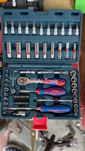 FION STAR บล็อกชุด 62 ชิ้น ขนาด 1/4 research 2 หุน จํานวน 62ชิ้น #บล๊อกชุด2หุน