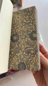 Yuxian william morris textured material papers background design papers  100 sheets per book a very large quantity of paper designs that can be use for a long time  materials : textured paper  size : 8x 13 cm  100 sheets  php 150