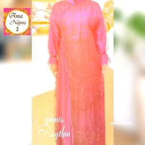 A2 Dress Pesta Tile Reythia: Gamis Pesta Terbaru Best Seller