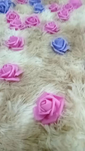10pcs flower PE foam artificial rose like flower