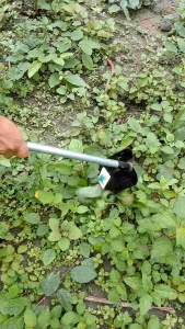 cangkul pacul mini gagang pipa besi karet alat berkebun