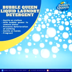 BUBBLE QUEEN LIQUID DETERGENT 1 Gallon