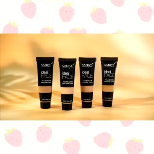 SANIYE Foundation Cair Matte Poreless Liquid Foundation Dengan Pelembab 3 Warna Full