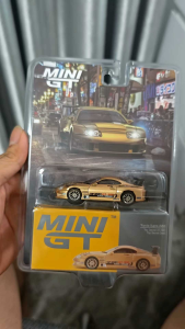 [XESAMSET] Mini GT 1/64 Toyota Supra A80 Top Secret GT300 Gold – Mô hình xe sưu tầm kim loại đúc cao cấp có logo bản quyền từ hãng xe