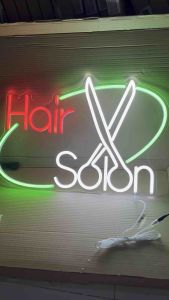 ป้ายไฟ ป้ายไฟร้าน ป้ายไฟตัวอักษร ป้ายไฟวิ่ง ป้ายไฟled ป้ายไฟร้านตัดผม ป้ายไฟ Hair Salon