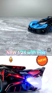 🇲🇾LJS1 1:32 1:24 Bugatti Bolide Diecast Collections Alloy Scale Model Toys Super Sports Car Car Toys cake decorations