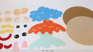 Emotions & Feelings Face Felt Material Toy for Kids