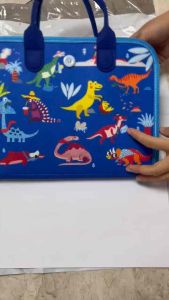 Dinosaur Busy Board FELT Quiet Book: An Interactive Learning Toy