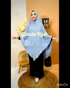 Khimar TALI JUMBO NONPAD Bahan Crinkle Air Flow