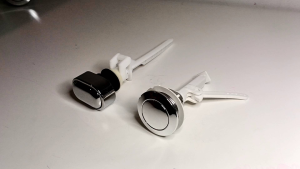 Pencetan Tombol Bilas Kloset Duduk Tekan Atas Single Flush