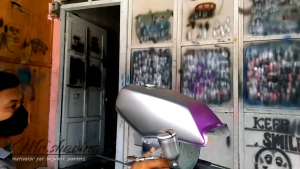 spray gun full set Auarita f3 Mini Standar dan modif Nozzle 0.5 |0.8 | 1.0 | mm