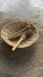 เป็นที่ตักน้ำผึ้ง ช้อนน้ำผึ้ง ไม้ตักน้ำผึ้ง 12cm ไม้คนน้ำผึ้ง ไม้กวนน้ำผึ้ง พร้อมส่ง