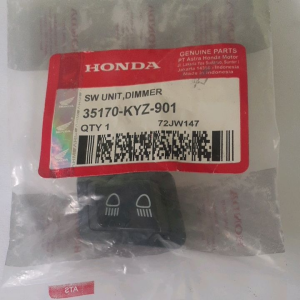 Saklar Tombol Dim Jauh Dekat 2 Titik Honda Revo - Blade - Vario - Scoopy - Supra 35170-KYZ-901