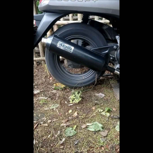 Knalpot moncong shijiro original AERO RACING out 50mm leheran 26-28 sarbor suara engker entret