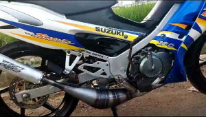 Knalpot Suzuki Satria Hiu Lumba Garing