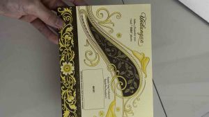 Blangko Undangan Kosong Pernikahan Erba Kartu BLANKO Simple 88191 (5 Lembar atau 100 Lembar)