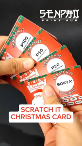 SCRATCH IT CHRISTMAS CARD | 10PCS SET