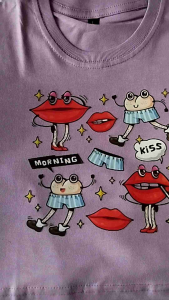 kaos T-shirt crop baju anak perempuan onTheWay berkualitas premium